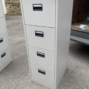 4 Drawer Grey Metal Filing Cabinets