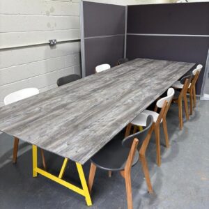 Frovi Collaboration Table And 8 x Chairs